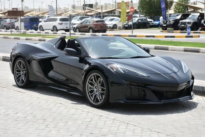 New Chevrolet Corvette C8, 6.2 l, 2025 in Sharjah by Alfaris Used Cars, Black color.  | AUTO.AE