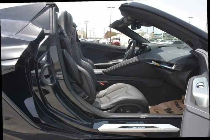 New Chevrolet Corvette C8, 6.2 l, 2025 in Sharjah by Alfaris Used Cars, Black color.  | AUTO.AE