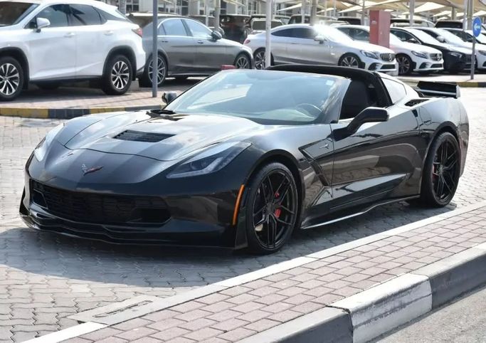 Used Chevrolet Corvette C7, 6.2 l, 2019 in Sharjah by Alfaris Used Cars, Black color. Other | AUTO.AE