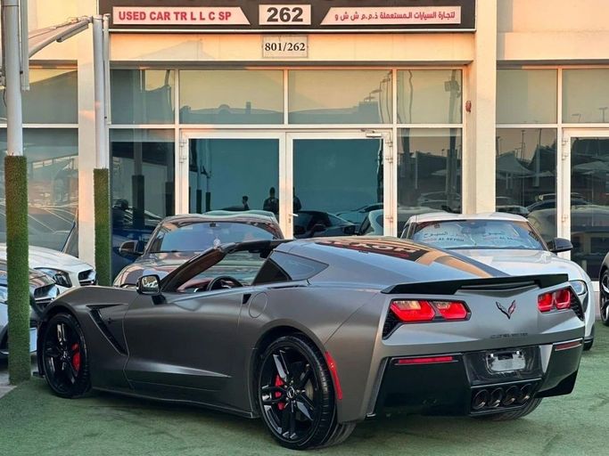 Used Chevrolet Corvette C7, 6.2 l, 2015 in Sharjah by Noor Al Seyoh Used Cars, Silver color. GCC Specs | AUTO.AE