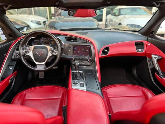 Used Chevrolet Corvette C7, 6.2 l, 2015 in Sharjah by Noor Al Seyoh Used Cars, Silver color. GCC Specs | AUTO.AE