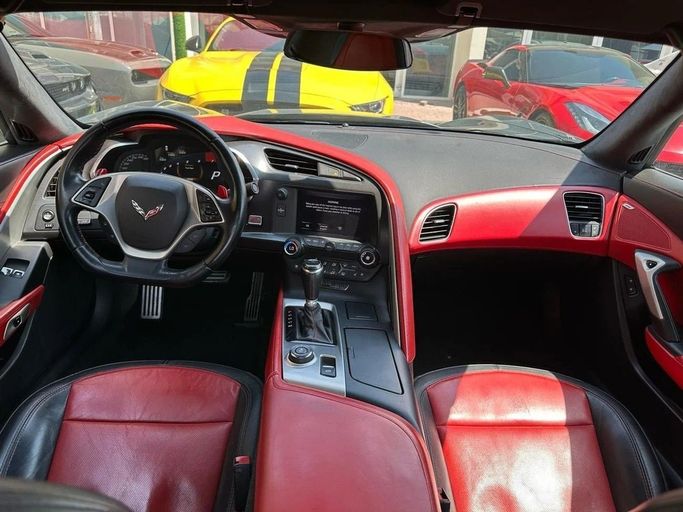 Used Chevrolet Corvette C7, 6.2 l, 2017 in Sharjah by Noor Al Seyoh Used Cars, Grey color. GCC Specs | AUTO.AE