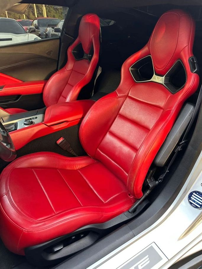 Used Chevrolet Corvette C7, 6.2 l, 2017 in Sharjah by Noor Al Seyoh Used Cars, Silver color. GCC Specs | AUTO.AE