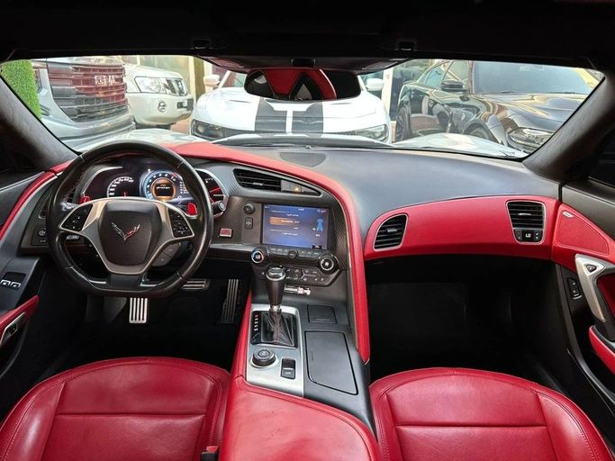 Used Chevrolet Corvette C7, 6.2 l, 2017 in Sharjah by Noor Al Seyoh Used Cars, Silver color. GCC Specs | AUTO.AE