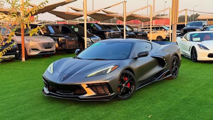 Used Chevrolet Corvette Stingray C8, 6.2 l, 2020 in Sharjah by Badar Used Cars, Black color.  | AUTO.AE
