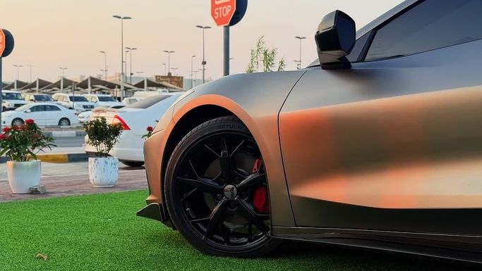 Used Chevrolet Corvette Stingray C8, 6.2 l, 2020 in Sharjah by Badar Used Cars, Black color.  | AUTO.AE