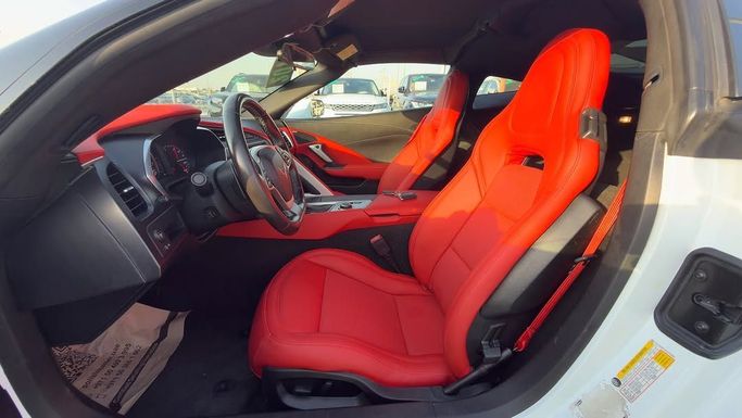 Used Chevrolet Corvette C7, 6.2 l, 2019 in Sharjah by Badar Used Cars, White color.  | AUTO.AE