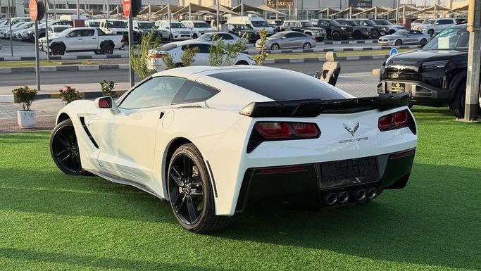 Used Chevrolet Corvette C7, 6.2 l, 2019 in Sharjah by Badar Used Cars, White color.  | AUTO.AE