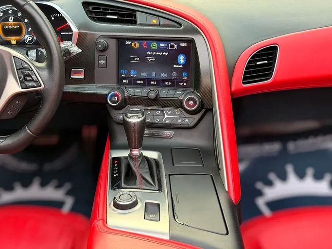 Used Chevrolet Corvette C7, 6.2 l, 2016 in Sharjah by Al Wisam Al Malaki Used Cars, Red color. GCC Specs | AUTO.AE