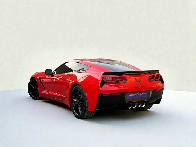Used Chevrolet Corvette C7, 6.2 l, 2016 in Sharjah by Al Wisam Al Malaki Used Cars, Red color. GCC Specs | AUTO.AE