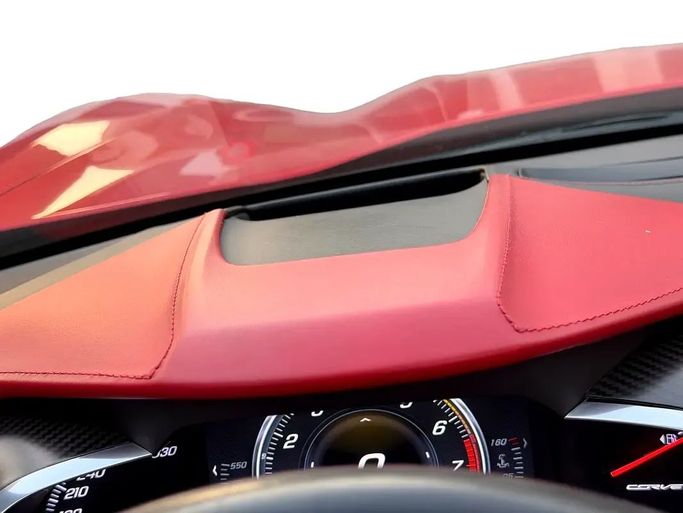 Used Chevrolet Corvette C7, 6.2 l, 2016 in Sharjah by Al Wisam Al Malaki Used Cars, Red color. GCC Specs | AUTO.AE