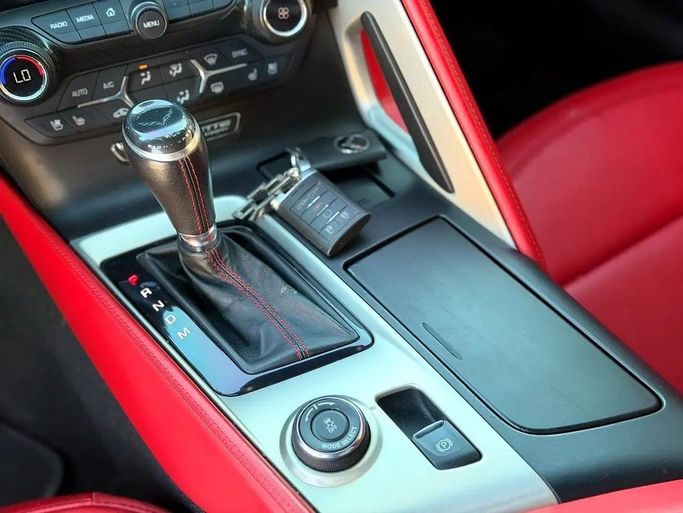 Used Chevrolet Corvette C7, 6.2 l, 2015 in Sharjah by Al Wisam Al Malaki Used Cars, Red color. GCC Specs | AUTO.AE