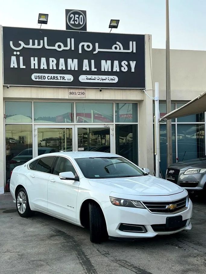Used Chevrolet Impala X, 3.6 l, 2015 in Sharjah by Al Haram Al Masy, White color. GCC Specs | AUTO.AE