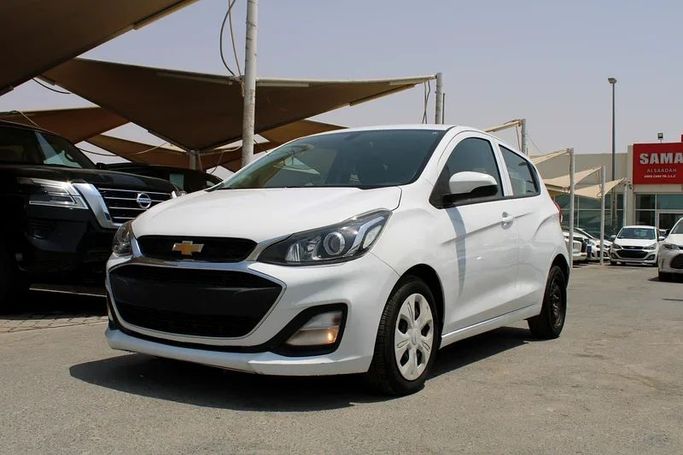 Used Chevrolet Spark III (M300) Facelift, 1.2 l, 2020 in Sharjah by Sama alsaadah Cars, White color. GCC Specs | AUTO.AE