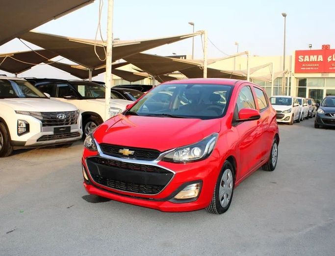 Used Chevrolet Spark IV Facelift, 1.4 l, 2019 in Sharjah by Sama alsaadah Cars, Red color. GCC Specs | AUTO.AE