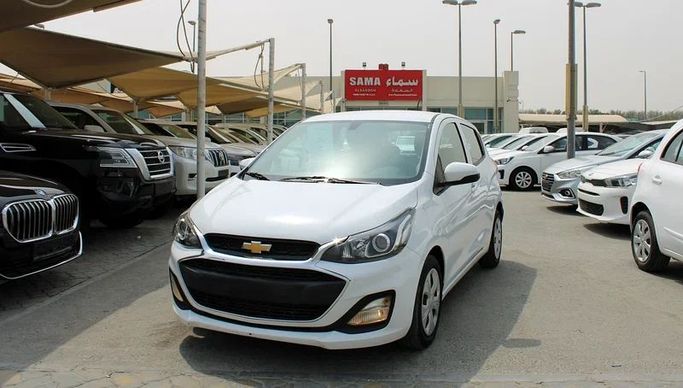 New Chevrolet Spark IV, 1.4 l, 2019 in Sharjah by Sama alsaadah Cars, White color. GCC Specs | AUTO.AE