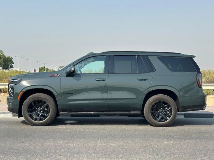 New Chevrolet Tahoe V Facelift, 5.3 l, 2025 in Sharjah by Alfaris Used Cars, Green color. Other | AUTO.AE