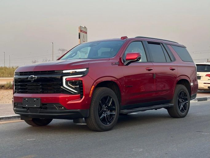 New Chevrolet Tahoe V Facelift, 5.3 l, 2025 in Sharjah by Alfaris Used Cars, Red color. Other | AUTO.AE