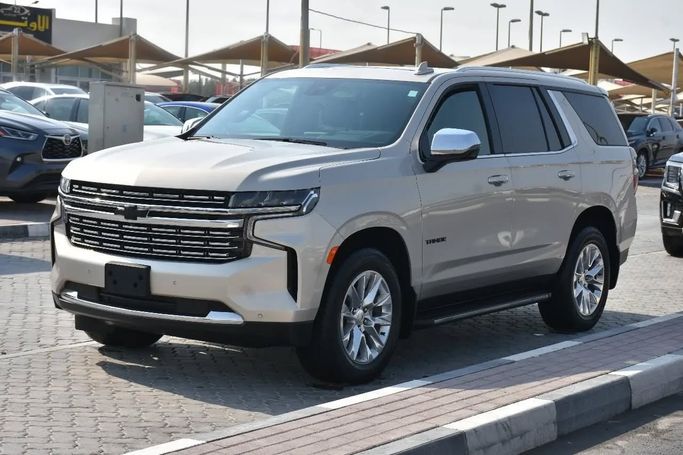 Used Chevrolet Tahoe V, 6.2 l, 2023 in Sharjah by Alfaris Used Cars, White color. Other | AUTO.AE