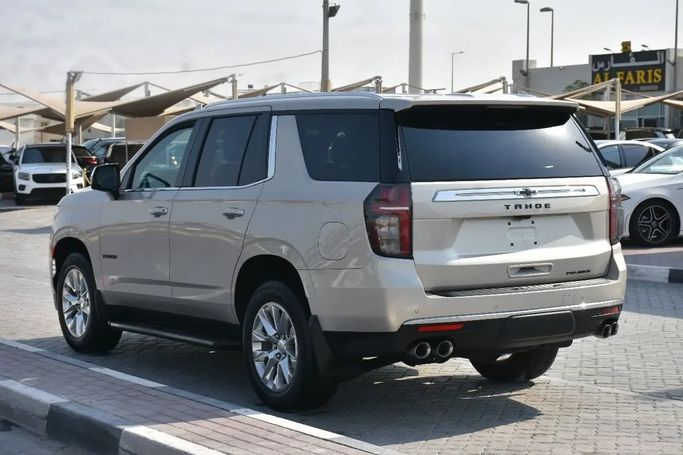 Used Chevrolet Tahoe V, 6.2 l, 2023 in Sharjah by Alfaris Used Cars, White color. Other | AUTO.AE
