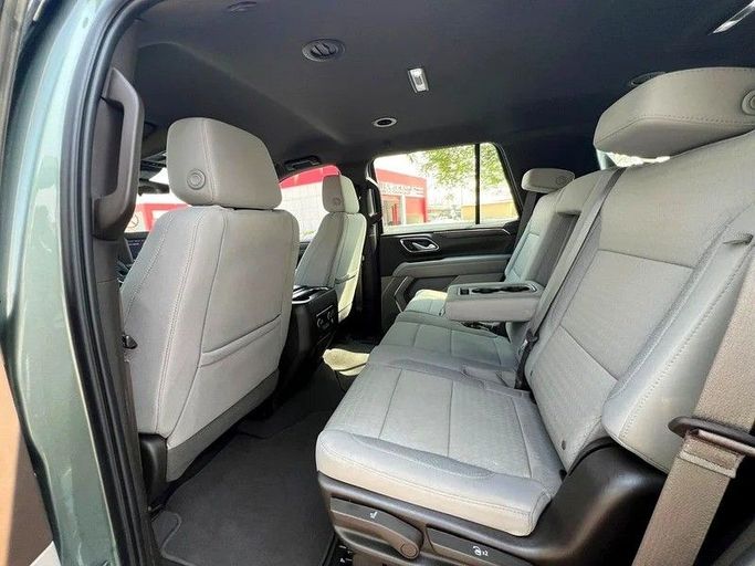 Used Chevrolet Tahoe V, 5.3 l, 2023 in Sharjah by First Choice Cars, Green color. GCC Specs | AUTO.AE