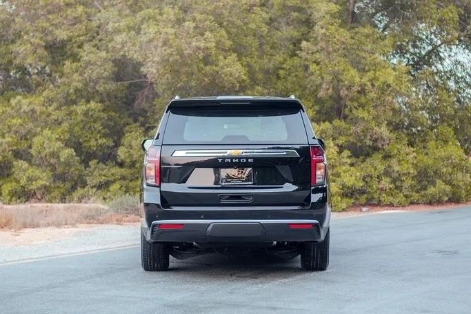 Used Chevrolet Tahoe V, 5.3 l, 2023 in Sharjah by First Choice Cars, Black color. GCC Specs | AUTO.AE