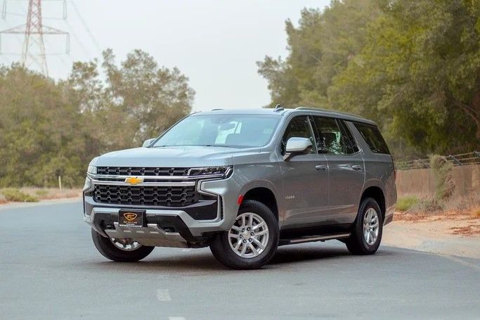 Used Chevrolet Tahoe V, 5.3 l, 2023 in Sharjah by First Choice Cars, Grey color. GCC Specs | AUTO.AE