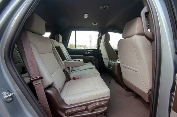 Used Chevrolet Tahoe V, 5.3 l, 2023 in Sharjah by First Choice Cars, Grey color. GCC Specs | AUTO.AE