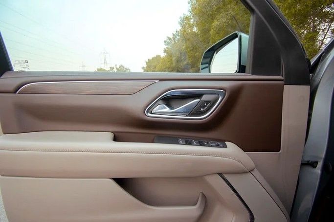 Used Chevrolet Tahoe V, 5.3 l, 2023 in Sharjah by First Choice Cars, Grey color. GCC Specs | AUTO.AE