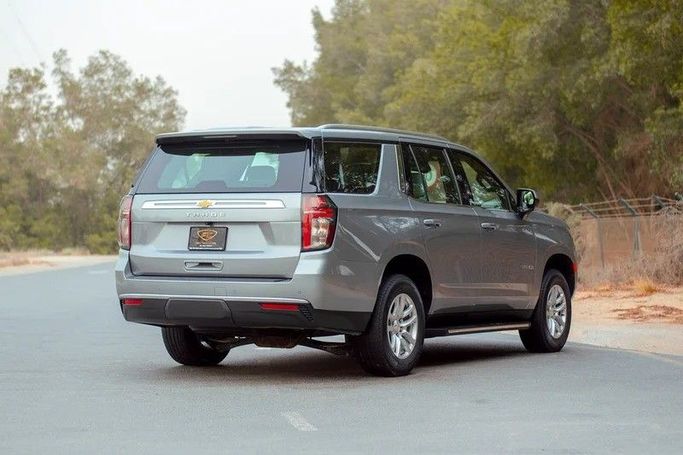 Used Chevrolet Tahoe V, 5.3 l, 2023 in Sharjah by First Choice Cars, Grey color. GCC Specs | AUTO.AE