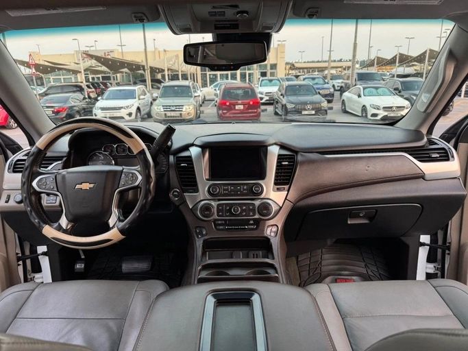 Used Chevrolet Tahoe IV, 5.3 l, 2015 in Sharjah by Titanium Used Cars, White color. American Specs | AUTO.AE