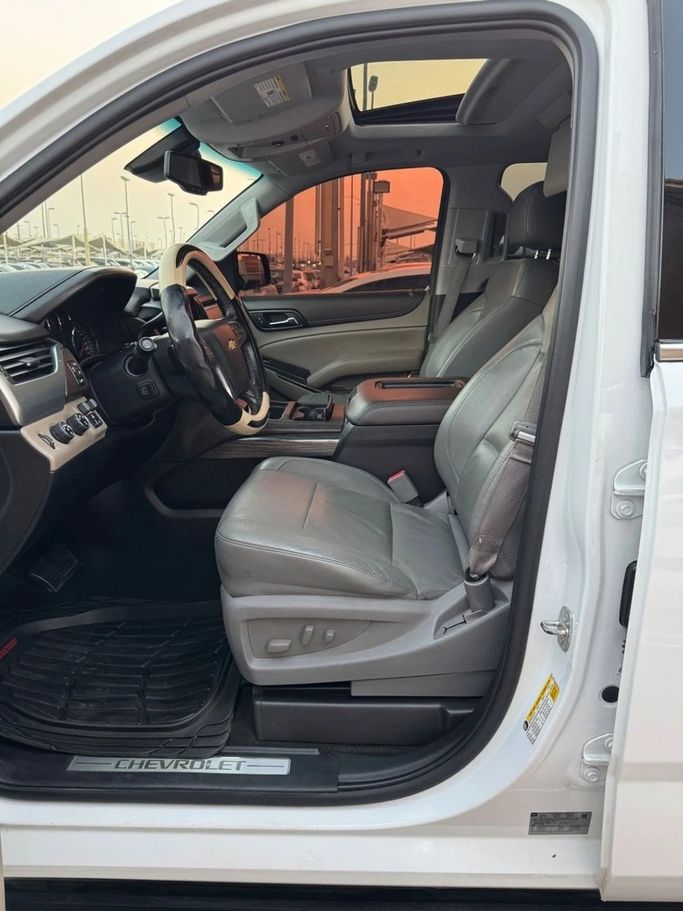 Used Chevrolet Tahoe IV, 5.3 l, 2015 in Sharjah by Titanium Used Cars, White color. American Specs | AUTO.AE
