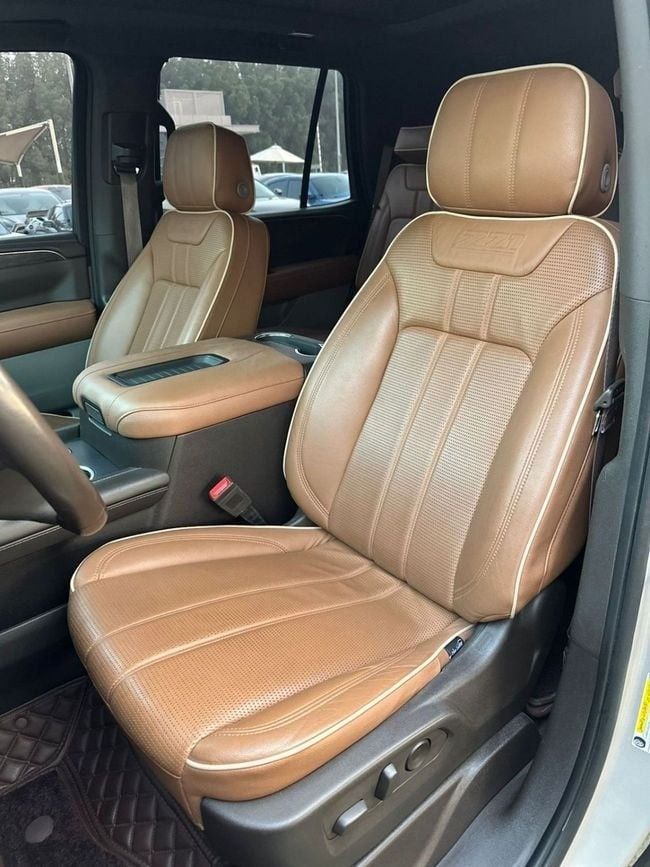 Used Chevrolet Tahoe V, 5.3 l, 2022 in Sharjah by Noor Al Seyoh Used Cars, Beige color. GCC Specs | AUTO.AE