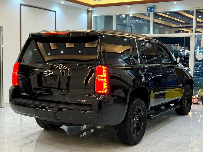 Used Chevrolet Tahoe IV, 6.2 l, 2017 in Sharjah by Rebou Alfakhama, Black color. GCC Specs | AUTO.AE