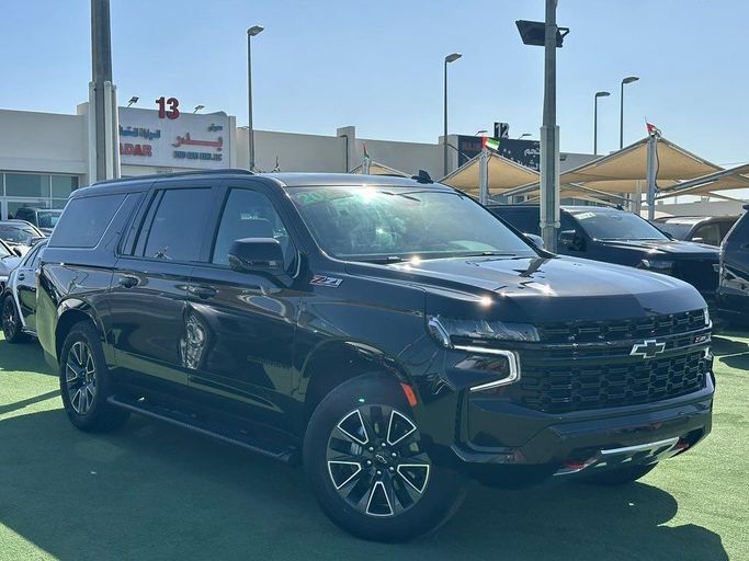 Used Chevrolet Tahoe V, 6.2 l, 2023 in Sharjah by Badar Used Cars, Black color.  | AUTO.AE