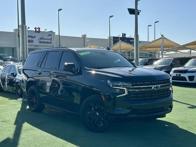 Used Chevrolet Tahoe V, 6.2 l, 2022 in Sharjah by Badar Used Cars, Black color.  | AUTO.AE