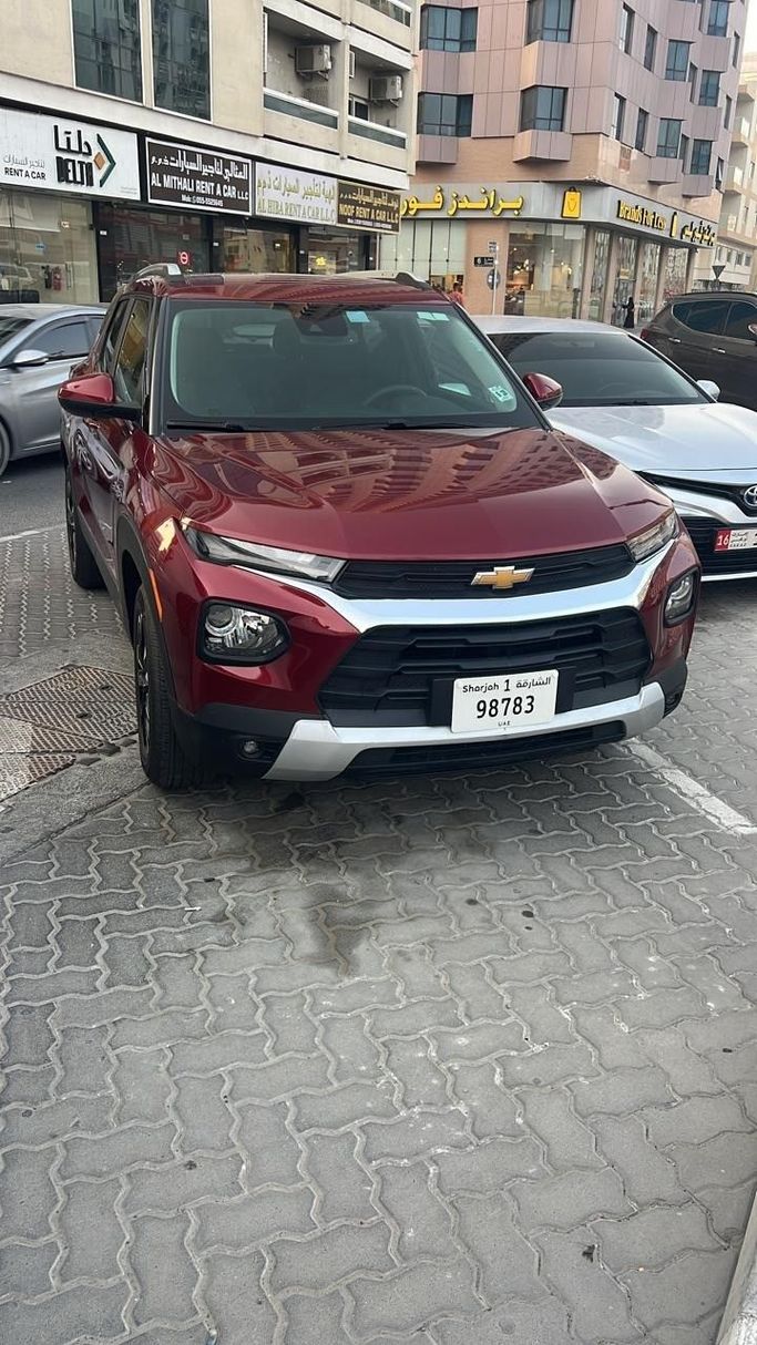 Chevrolet TrailBlazer ثالثاً, 2023 قياسي دفع رباعي 5 أبواب للتأجير في في الشارقة من NOOF RENT A CAR، اللون أحمر | AUTO.AE | إعلان #1549