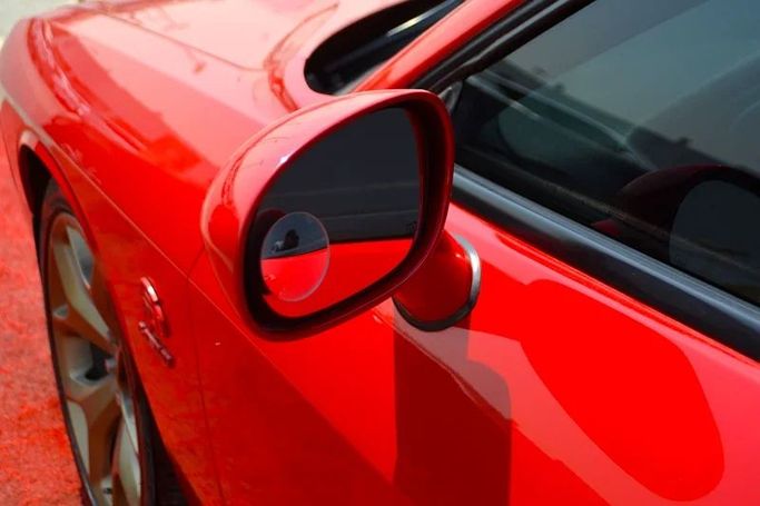 Used Dodge Challenger R_T III Facelift 2, 5.7 l, 2017 in Sharjah by Wadishee Used Cars, Red color. American Specs | AUTO.AE