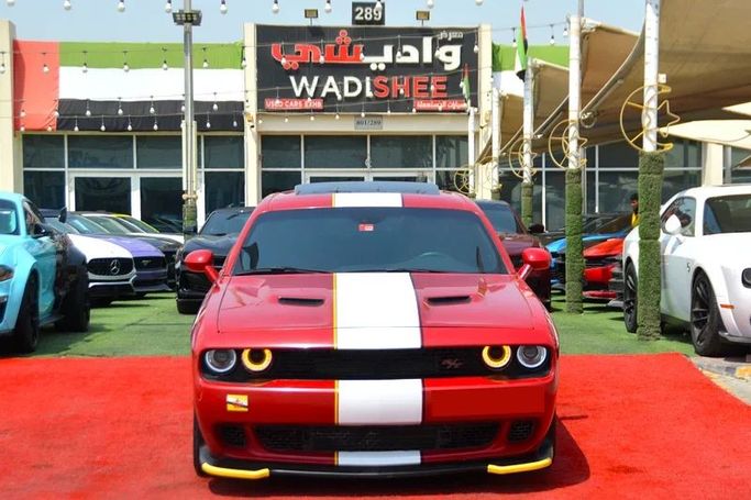 Used Dodge Challenger R_T III Facelift 2, 5.7 l, 2017 in Sharjah by Wadishee Used Cars, Red color. American Specs | AUTO.AE