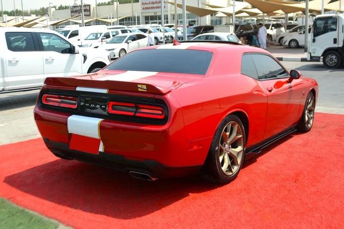 Used Dodge Challenger R_T III Facelift 2, 5.7 l, 2017 in Sharjah by Wadishee Used Cars, Red color. American Specs | AUTO.AE