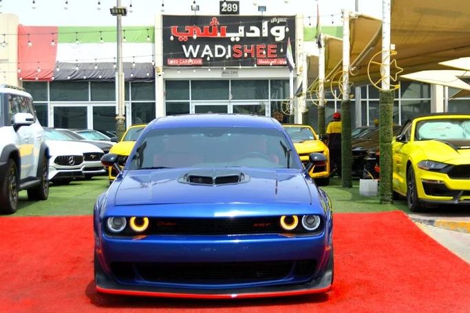 Used Dodge Challenger R_T III Facelift 2, 5.7 l, 2022 in Sharjah by Wadishee Used Cars, Blue color. American Specs | AUTO.AE