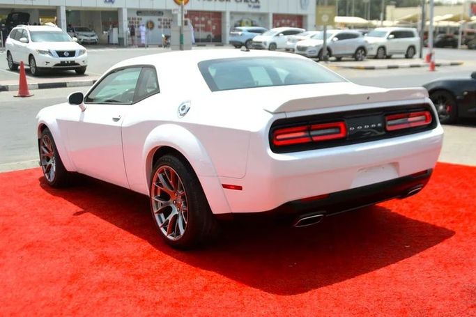 Used Dodge Challenger III Facelift 2, 3.6 l, 2021 in Sharjah by Wadishee Used Cars, White color. American Specs | AUTO.AE