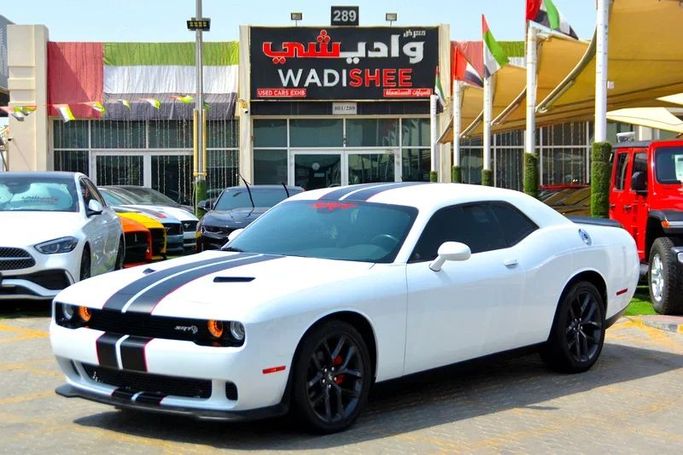 Used Dodge Challenger III Facelift 2, 3.6 l, 2021 in Sharjah by Wadishee Used Cars, White color. American Specs | AUTO.AE