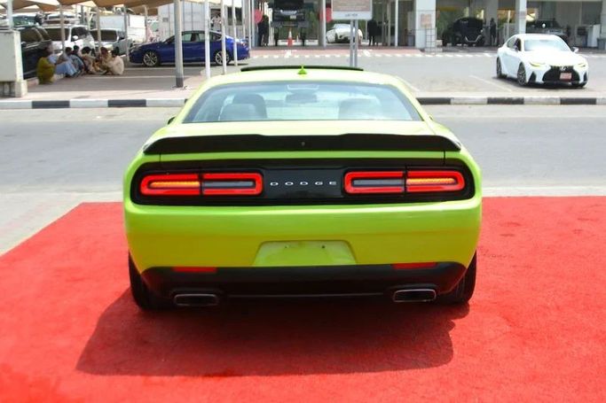 Used Dodge Challenger R_T III Facelift 2, 6.4 l, 2023 in Sharjah by Wadishee Used Cars, Green color. American Specs | AUTO.AE