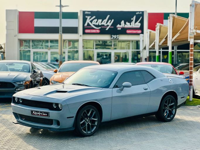 Used Dodge Challenger SXT III Facelift 2, 3.6 l, 2021 in Sharjah by Kandy Cars, Grey color. American Specs | AUTO.AE
