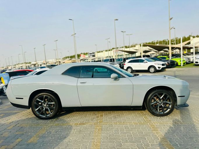 Used Dodge Challenger SXT III Facelift 2, 3.6 l, 2021 in Sharjah by Kandy Cars, Grey color. American Specs | AUTO.AE