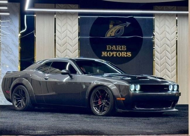 Used ⁦Dodge Challenger Hellcat Widebody III Facelift 2, 6.2 l, 2019⁩ in UAE, Sharjah by DARB MOTORS, Grey color. GCC Specs | AUTO.AE | Listing #287996