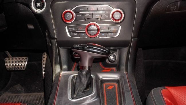 Used Dodge Charger SRT VII (LD) Facelift, 6.4 l, 2020 in Sharjah by Alnujoom Al Malakiah Used Cars, Black color. GCC Specs | AUTO.AE