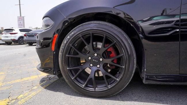 Used Dodge Charger SRT VII (LD) Facelift, 6.4 l, 2020 in Sharjah by Alnujoom Al Malakiah Used Cars, Black color. GCC Specs | AUTO.AE