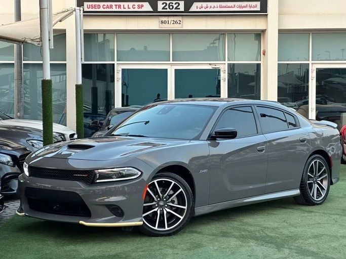 Used Dodge Charger R_T VII (LD) Facelift, 5.7 l, 2023 in Sharjah by Noor Al Seyoh Used Cars, Silver color. GCC Specs | AUTO.AE